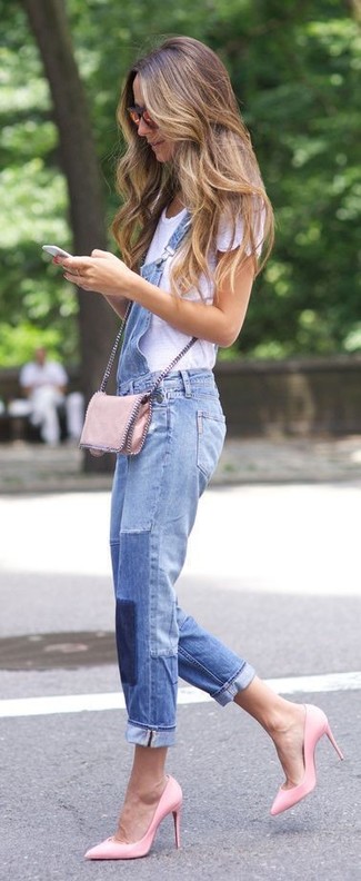 Flared Dungarees