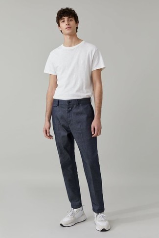 Navy Londr Trousers
