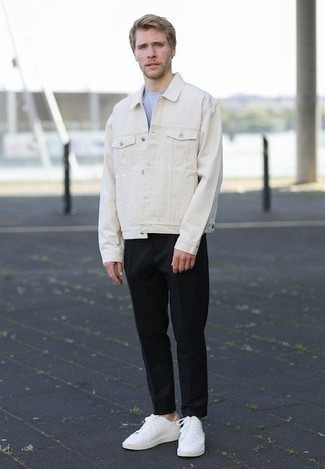 Men White Jeans Jackets  Buy Men White Jeans Jackets online in India