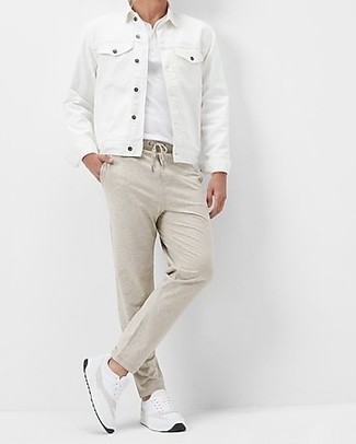 Short Sleeve Linen Henley Shirt Linen White