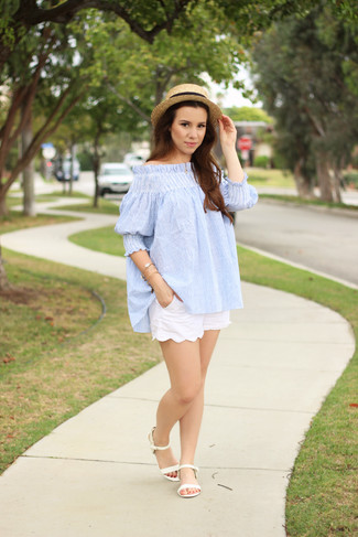 White Shorts Outfits For Women: 
