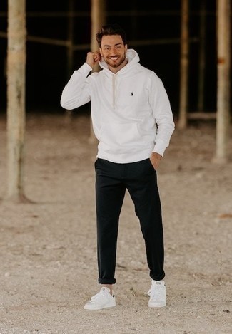 Hoodie In White