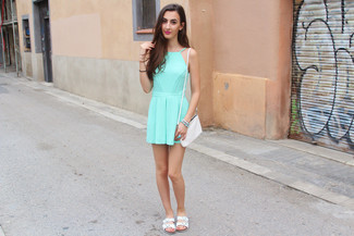 Mint Playsuit Outfits: 