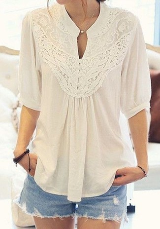 Embroidered Tunic Blouse