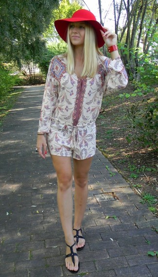 Isla Off The Shoulder Printed Playsuit