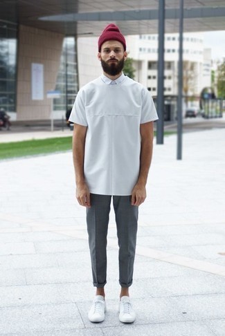 Short Sleeve Stretch Sport Shirt White