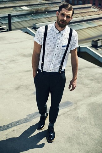 How to Wear Black Suspenders (18 looks) | Men's Fashion