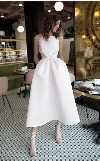 White Midi Dress Outfits: 
