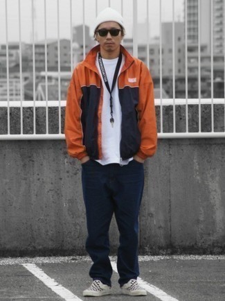 Orange Meznec Jacket