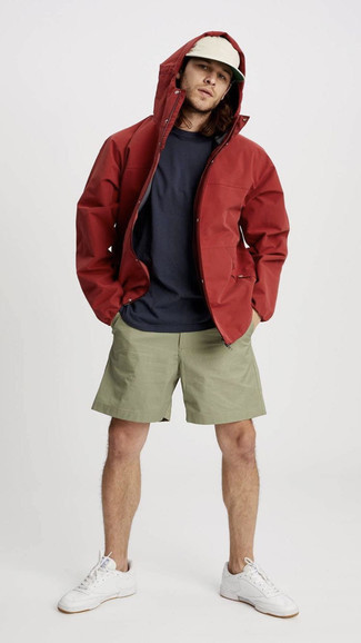 Red Windproof Jacket