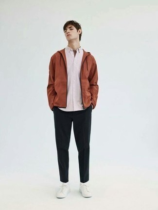 Orange K Way Edition Nylon Jacket
