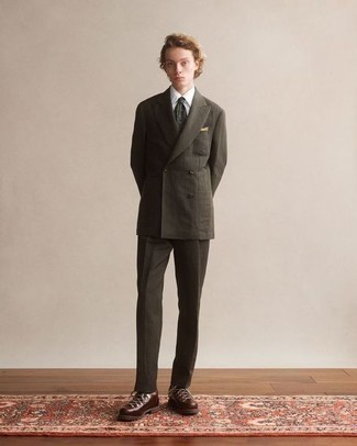Brown Suit Spring Outfits In Their Teens: 