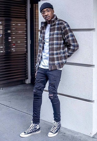 Tyler Faded Distressed Denim Jeans