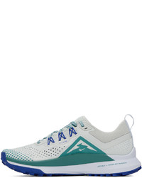 Nike Green Blue Pegasus Trail 4 Sneakers