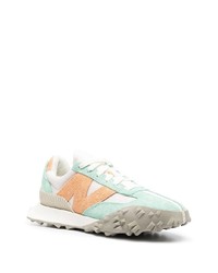 New Balance Panelled Lace Up Suede Sneakers