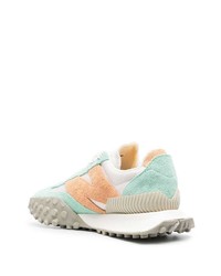 New Balance Panelled Lace Up Suede Sneakers