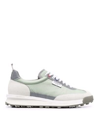 Thom Browne Panelled Low Top Lace Up Sneakers