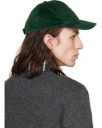 De Bonne Facture Green Embroidered Cap