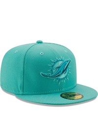New Era Mint Miami Dolphins The Pastels 59fifty Fitted Hat