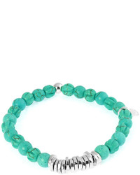 Tateossian Round Turquoise Beaded Bracelet