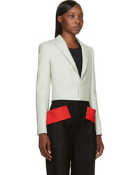Givenchy Green Cropped Blazer