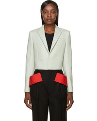Givenchy Green Cropped Blazer