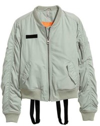 H&M Bomber Jacket With Suspenders