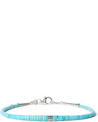 Pilar Lovato Turquoise And Sterling Silver Bracelet
