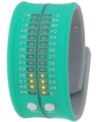 Reflex Unisex Pd0019 Mint Green Reflex Silicon Slap Bracelet Style Led Watch