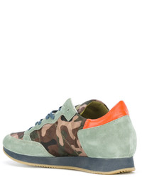 Philippe Model Tropez Camouflage Sneakers