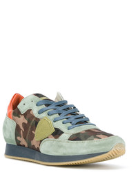 Philippe Model Tropez Camouflage Sneakers