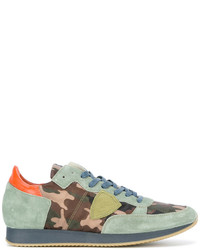 Philippe Model Tropez Camouflage Sneakers