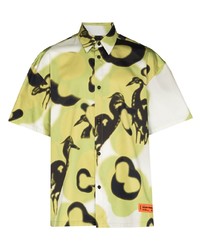 Mint Camouflage Short Sleeve Shirt