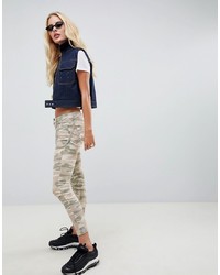 Mint Camouflage Skinny Jeans