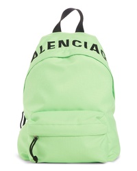 Balenciaga Logo Canvas Backpack