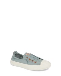Mint Canvas Low Top Sneakers