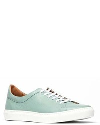 Mint Canvas Low Top Sneakers