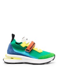 DSQUARED2 Colour Block Panel Low Top Sneakers