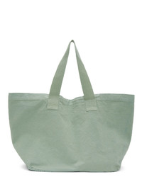 Sporty and Rich Green Logo Tote