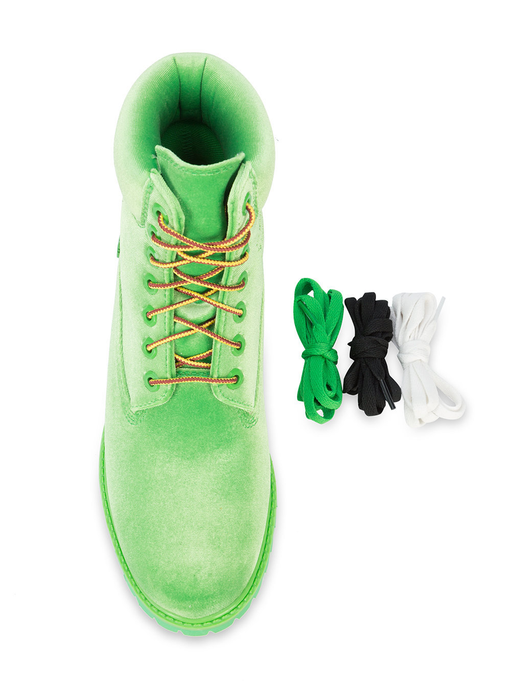 Off white timbs on sale green