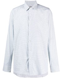 Canali Checked Long Sleeve Shirt