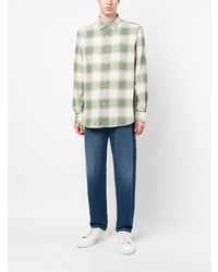 Officine Generale Giacomo Checked Cotton Shirt