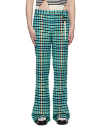 Charles Jeffrey Loverboy Green Golden Trousers