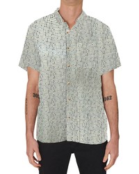 ROLLA'S Beach Boy Dot Short Sleeve Button Up Shirt