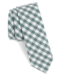 The Tie Bar Yacht Check Cotton Tie