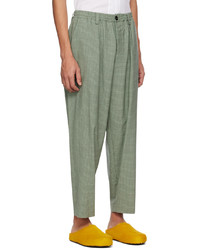Marni Green Cropped Trousers