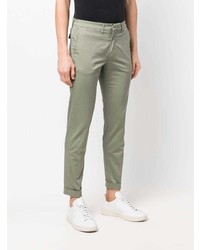 Fay Cropped Slim Fit Chinos
