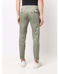Fay Cropped Slim Fit Chinos