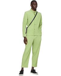 Homme Plissé Issey Miyake Green Tailored Pleats 1 Trousers