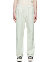 Stussy Off White Cotton Trousers